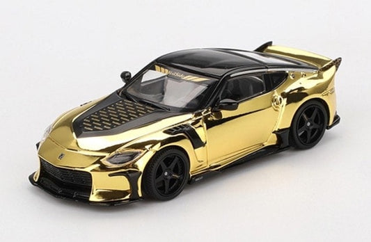 [ Pre-order ] MGT00985-L TSM MINI-GT 1:64 Nissan Z Veilside FFZ400 Gold Chrome (Left-hand drive)