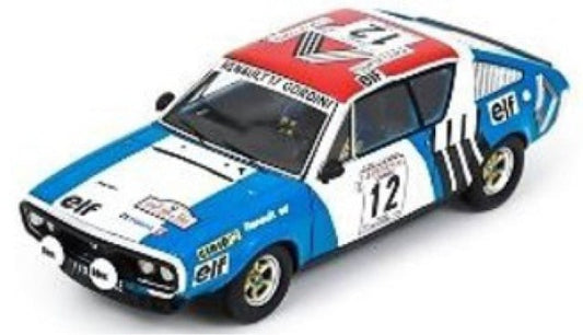 [ Pre-order ] S6190 Spark 1:43 Renault 17 #12 8th Tour de Corse 1974 J-F. Piot - F. Jaubert