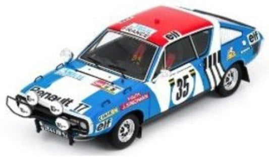 [ Pre-order ] S6194 Spark 1:43 Renault 17 #35 Rallye East African Safari 1975 J-F. Piot - J. De Alexandris