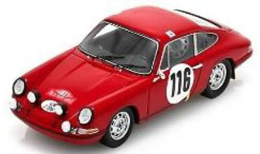 [ Pre-order ] S5580 Spark 1:43 Porsche Porsche 911 T/R #116 2nd Rally Monte Carlo 1968 P. Toivonen - M. Tinkkanen