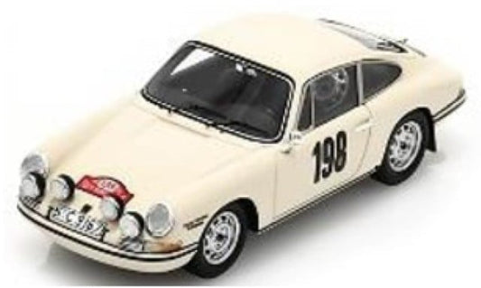 [ Pre-order ] S6609 Spark 1:43 Porsche 911 T/R # 198 Rally Monte Carlo 1968 S. Zasada - J. Dobrzanski