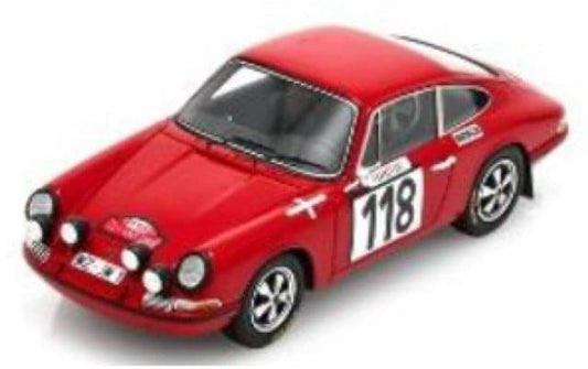 [ Pre-order ] S6606 Spark 1:43 Porsche 911S #188 Rally Monte Carlo 1967 Antonie Goubert