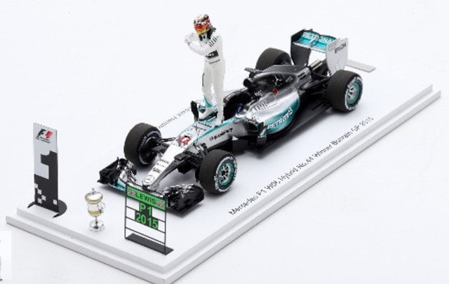 [ Pre-order ] SP613 Spark 1:43 Mercedes-AMG Petronas F1 Team F1 W06 Hybrid Bahrain GP Winner 2015 #44 L. Hamilton