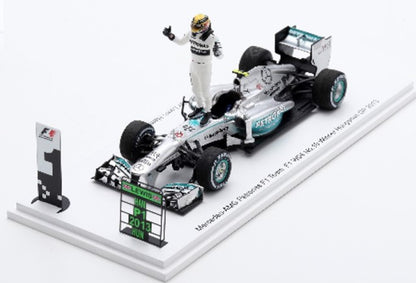 [ Pre-order ] SP619 Spark 1:43 Mercedes-AMG Petronas F1 Team F1 W04 Hungarian GP Winner 2013 #10 L. Hamilton