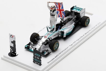 [ Pre-order ] SP642 Spark 1:43 Mercedes-AMG Petronas F1 Team F1 W05 Hybrid Abu Dhabi GP Winner 2014 #44 L. Hamilton