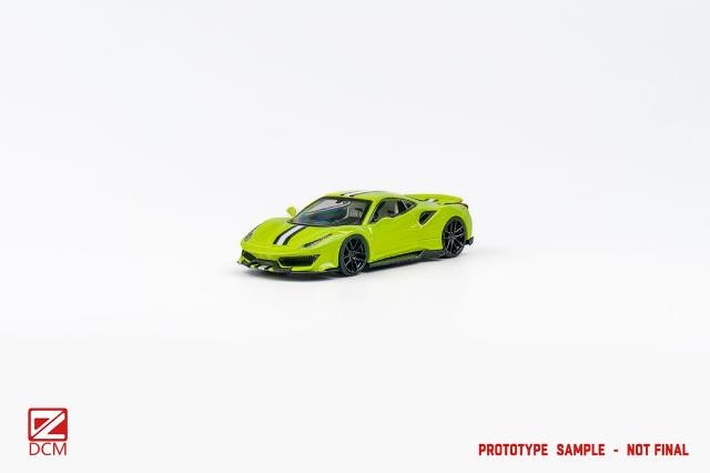 [ Pre-order ] DCM 1:64 Novitec 488 pista Fluorescent green