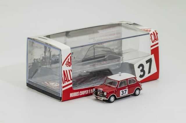 KS-078-445 GCD Gaincorp Products 1:64 Mini Cooper Monte Carlo Mini Mark I Mini Cooper S Rallye Automobile Monte-Carlo Version 1964 Winner 37# RHD