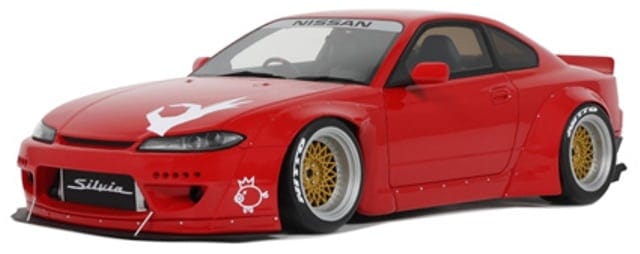 OTM1115 OttO 1;18 Nissan Rocket Bunny Silvia S15 2014 (Red) *Worldwide Limited Edition