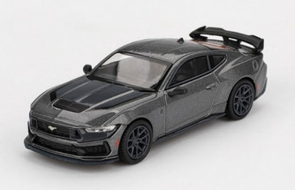 MGT00957-BL TSM MINI-GT 1:64 Ford Mustang Dark Horse 2024 Carbonized Grey (Left-hand drive) *Blister packaging