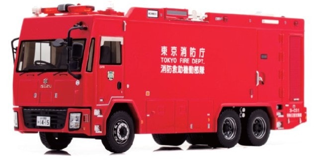 CN431305 CAR-NEL 1:43 2013 Tokyo Fire Department Fire and Rescue Mobile Unit Special Disaster Response Vehicle (3-CS1)