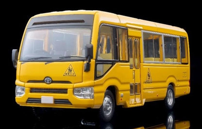 LV-N348a TOMYTEC 1:64 Toyota Coaster Children's Car Yellow 334323 Model Car