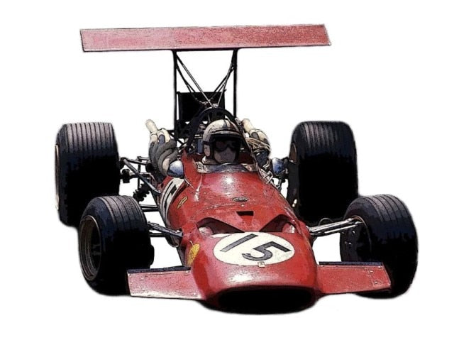 [ Pre-order ] Tameo Kit 1:43 Ferrari 312 F1 Spain GP 1969 C. Amon #15 White Metal Kit Model