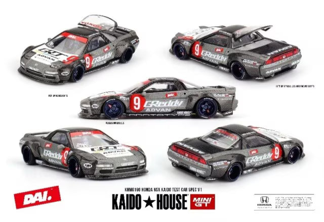 KHMG190 TSM MINI-GT 1:64 Honda NSX Kaido Test Car Spec V1 (Left-hand drive)