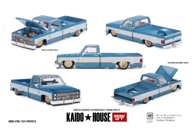 [ Pre-order ] KHMG192 TSM MINI-GT 1:64 Chevrolet Silverado Dury Vintage Spec V1 (Left-hand drive)