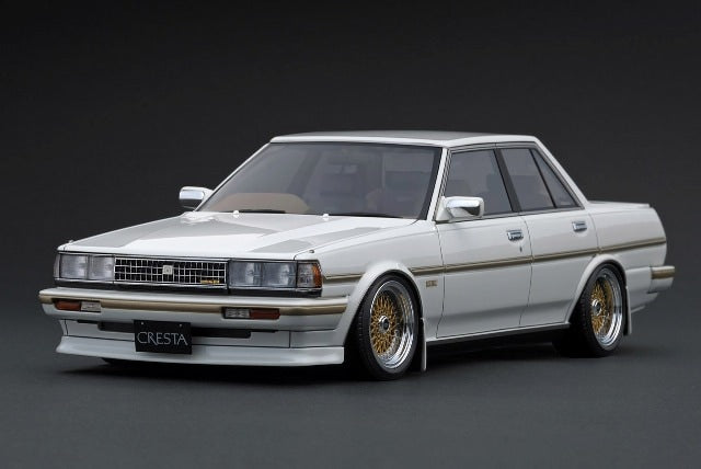IG3830 ignition model 1:18 Toyota CRESTA Super Lucent TWINCAM24 EXCEED (GX71) Pearl White