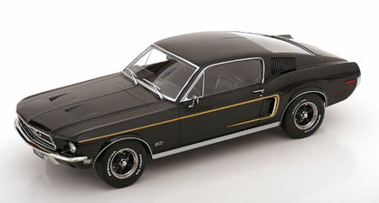 [ Pre-order ] KKDC181393 KK scale 1:18 Ford Mustang GT Fastback 1968 Black