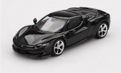 BBRFER64003 BBR 1:64 Ferrari 296 GTB Nero Daytona model car