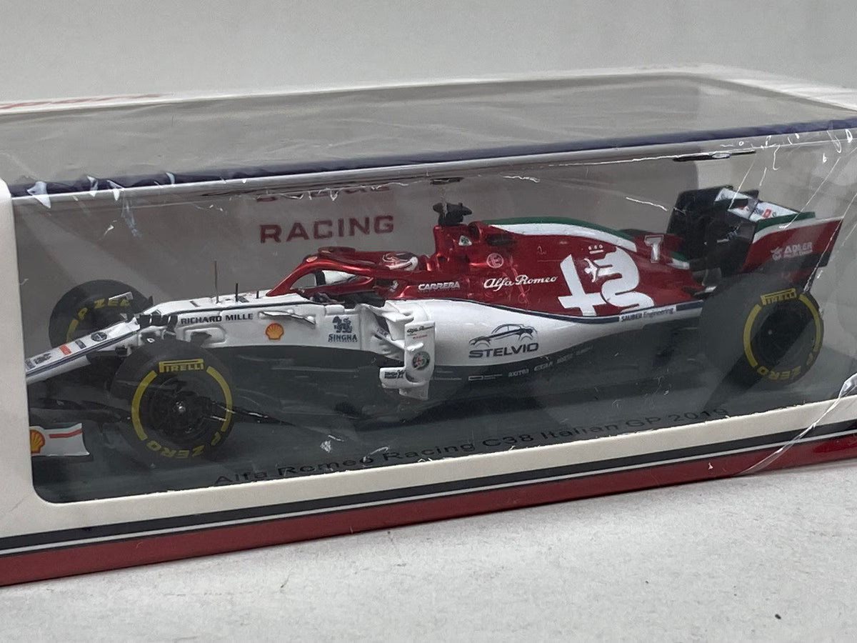1:43 Spark S6097 Alfa Romeo Racing C38 #7 K. Raikkonen, Italian GP 2019