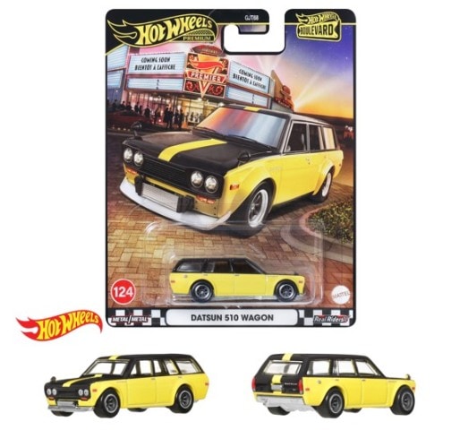 JBL21-9866 Hot Wheels Nissan Boulevard Datsun 510 Wagon (1 carton: 10 pieces)