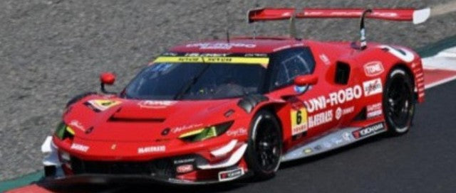 [ Pre-order ] LSSGT25006 LookSmart 1:43 Scale Ferrari UNI-ROBO BLUEGRASS VELOREX GT300 SUPER GT 2025 Yoshiaki Katayama - R. Merhi Muntan