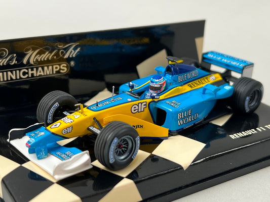 1:43 MINICHAMPS 400020014 Renault F1 Team R202 #14 J. Trulli model car