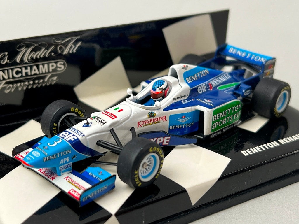1:43 MINICHAMPS 430960003 Benetton Renault B196 #3 J.Ales model car