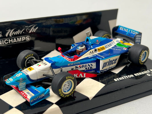 1:43 MINICHAMPS 430970008 Benetton Renault B197 1997 #8 G. Berger model car