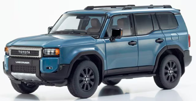 KS03927SB KYOSHO 1:43 Toyota Land Cruiser 250 ZX Optional Wheel Ver. (Smoky Blue)