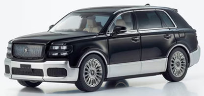 KS03926BS KYOSHO 1:43 Toyota Century (Rinpo) (Black/Silver) Interior: Fromage
