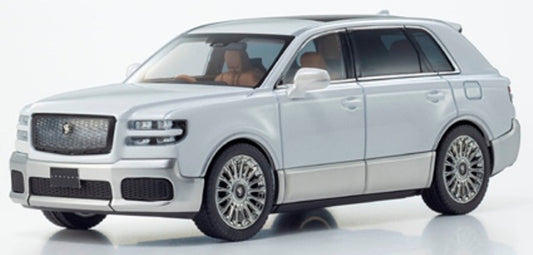 KS03926WS KYOSHO 1:43 Toyota Century (Hakaku: White Crane) (White/Silver) Interior: Mid Brown