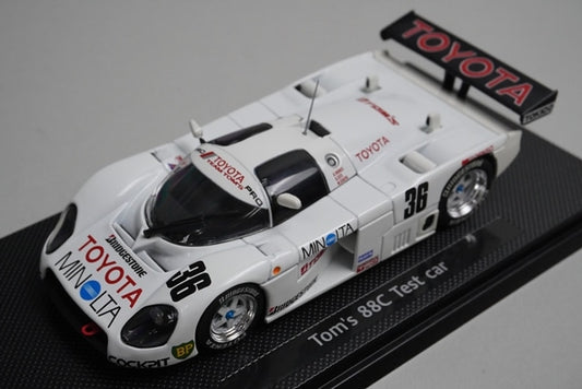 1:43 EBBRO 43789 Toyota Tom's 88C Test Car White model car
