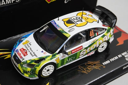 1:43 MINICHAMPS 400088146 Ford Focus RS WRC 'STOBART' RAC Rally 2008 #46 model car