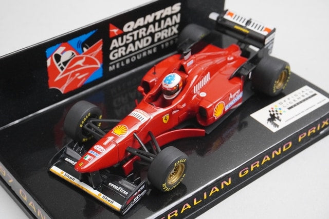 1:43 MINICHAMPS 513964321 Qantas Ferrari F310/2 Australian GP 1997 #1 model car