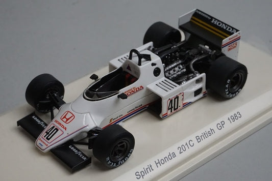 1:43 Rave R70252 Spirit Honda 201C British GP 1983 #40 S.Johansson model car