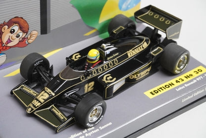1:43 MINICHAMPS 540431501 Lotus Renault 97T 1985 #12 ASC No.30 A.senna model car