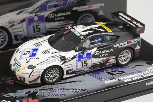 1:43 MINICHAMPS 437091615 Lexus LF-A Gazoo Racing 24H ADAC Nurburgring 2009 #15 model car