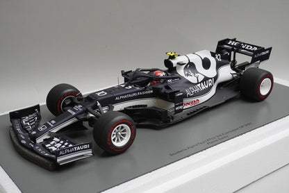 1:18 Spark 18S591 AlphaTauri Honda AT02 Azerbaijan GP 3rd 2021 #10 P.Gasly model car