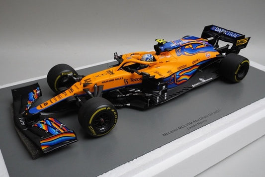 1:18 Spark 18S608 McLaren MCL35M Abu Dhabi GP 2021 #4 L.Norris model car