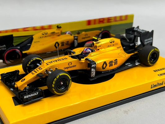 1:43 MINICHAMPS 447160030 Renault R.S.16 Chinese GP 2016 #30 J.Palmer model car
