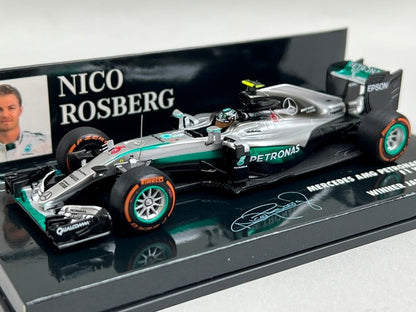 1:43 MINICHAMPS 417160506 Mercedes AMG Petronas F1 Team F1 W07 2016 #6 model car