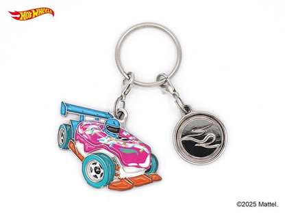 HWU87906 Hot Wheels Keychain DONUT DRIFTER Size: W4.5cm, Material: Zinc alloy, iron