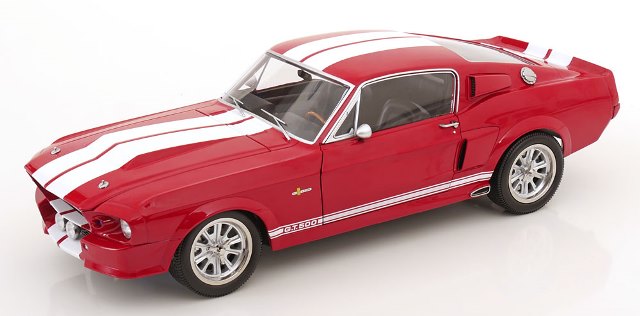 [ Pre-order ] KKDC120173 KK scale 1:12 Ford Mustang Shelby GT500 1967 Red/White