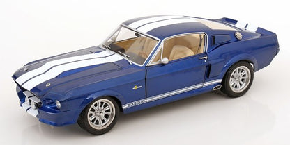 [ Pre-order ] KKDC120174 KK scale 1:12 Ford Mustang Shelby GT500 1967 Blue Metallic/White