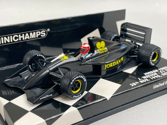 1:43 MINICHAMPS 410910099 Jordan Ford 911 F1 Test 28 Hours NOV.1990 Silverstone model car