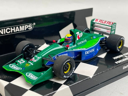 1:43 MINICHAMPS 410910232 Jordan Ford 191 PORTUGUESEGP 1991 #32 M. Moreno model car