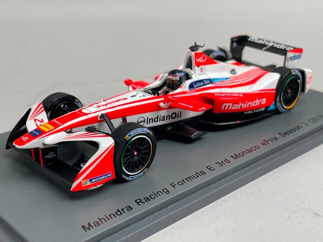 1:43 Spark S5902 Mahindra Racing Formula E 3rd Monaco ePrix 2016-2017 #23 model car