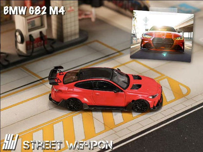 SW Street Weapon 1:64 BMW G82 M4 Wide-Body Modified Car Toronto Red