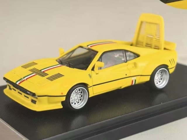 Hone Model 64 1:64 288gto Wide-Body Latte Art Yellow