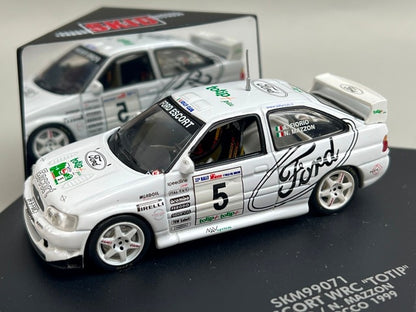 1:43 VITESSE SKM99071 Ford Escort WRC Totip CIOCCO Rally 1999 #5 A. Fiorio N. Mazzon model car