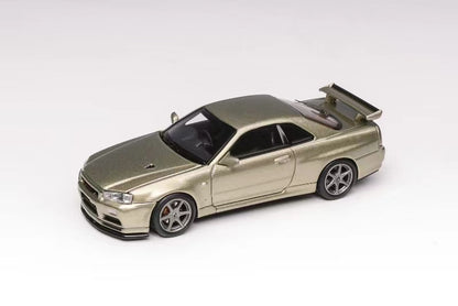 M63405 MOTORHELIX 1:64 Nissan Skyline GT-R Millennium Jade model car